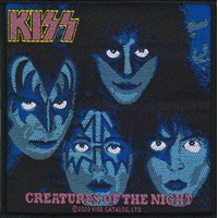 Kiss Creatures Of The Night Woven Patch