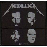 Metallica Black Album Faces Patch