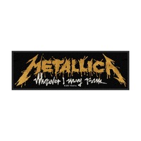 Metallica Logo Wherever I May Roam Logo Patch