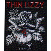 Thin Lizzy Black Rose Patch