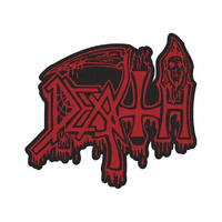 Death Logo Cut Out Patch