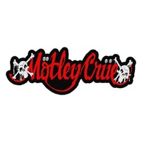 Motley Crue Dr Feelgood Cut Out Logo Patch
