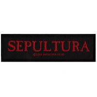 Sepultura Red Logo Patch