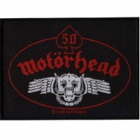 Motorhead 50 Warpig Skull Wing Patch
