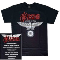 Saxon Wheels Of Steel Track List Shirt