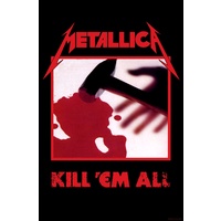 Metallica Kill Em All Premium Fabric Poster Flag