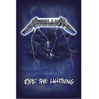Metallica Ride The Lightning Premium Flag