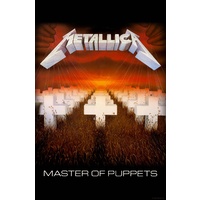 Metallica Master Of Puppets Premium Fabric Poster Flag