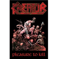 Kreator Pleasure To Kill Poster Flag