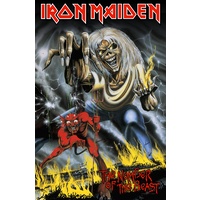 Iron Maiden Number Of The Beast Premium Poster Flag