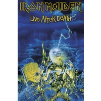 Iron Maiden Live After Death Fabric Poster Flag