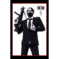 Marilyn Manson Machine Gun Poster Flag