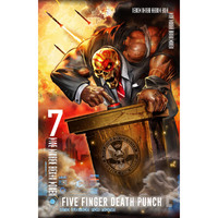 Five Finger Death Punch And Justice For None Poster Flag