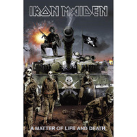 Iron Maiden A Matter Of Life And Death Poster Flag