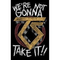 Twisted Sister We're Not Gonna Take It Poster Flag