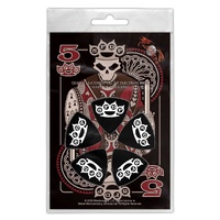 Five Finger Death Punch Knuckle Crown Tri Tip Guitar Pick 5 Pack