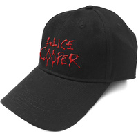 Alice Cooper Dripping Logo Baseball Cap Hat