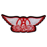 Aerosmith Wings Red Patch