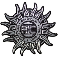 Alice In Chains Sun Logo Black & White Large Size Patch