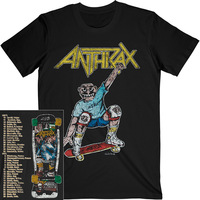 Anthrax Spreading Skater Notman Vintage Shirt