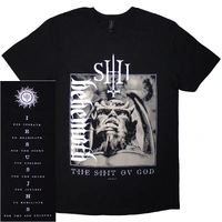 Behemoth The Shit Ov God Vertical Logo Cover Shirt