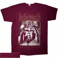 Behemoth The Shit Ov God Cover Red Shirt