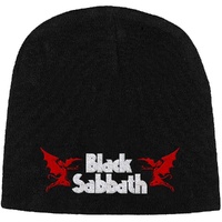 Black Sabbath Logo And Devils Henry Embroidered Beanie