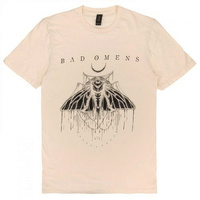 Bad Omens Moth Natural Beige Shirt