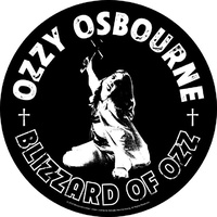Ozzy Osbourne Blizzard Of Ozz Circular Back Patch