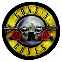 Guns N Roses Bullet Logo Back Patch