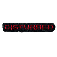 Disturbed Red Logo Patch