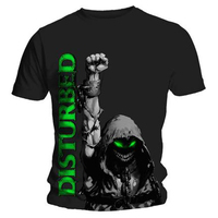 Disturbed Up Your Fist Green Logo Shirt