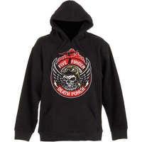 Five Finger Death Punch Bomber Patch Pullover Hooded Sweatshirt [Size: L]
