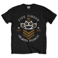 Five Finger Death Punch Chevron Military Shirt