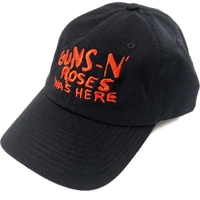 Guns N Roses Was Here Black Baseball Cap Hat