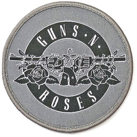 Guns N Roses Grey Circle Pistols Logo Patch