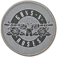 Guns N Roses Grey Circle Pistols Logo Patch