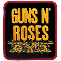 Guns N Roses Black Stacked Logo Patch