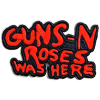 Guns N Roses Was Here Cut Out Patch