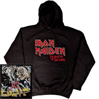 Iron Maiden Vintage Logo Number Of The Beast Hoodie