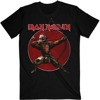 Iron Maiden Senjutsu Eddie Archer Red Circle Shirt