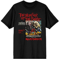 Iron Maiden Number Of Beast Vinyl Promo Sleeve Shirt