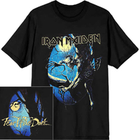 Iron Maiden Fear Of The Dark Oval Eddie Moon Shirt