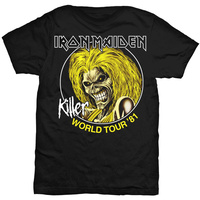 Iron Maiden Killers World Tour 81 Shirt