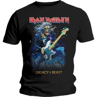 Iron Maiden Eddie On Bass Shirt