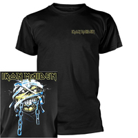 Iron Maiden Powerslave Head Pocket Logo Shirt