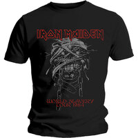 Iron Maiden Powerslave Eddie World Slavery 1984 Tour Shirt