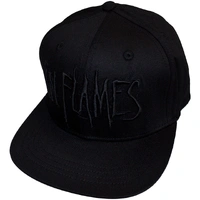 In Flames Black Logo Snapback Cap Hat