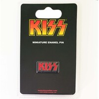 Kiss Logo Miniature Enamel Pin Badge