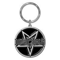 Dimmu Borgir Pentagram Metal Keychain